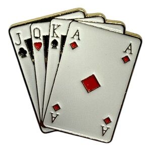 Playing Cards Enamel Pin